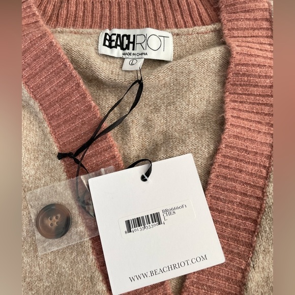 Beach Riot Judith sweater in chestnut taupe - Picture 6 of 7